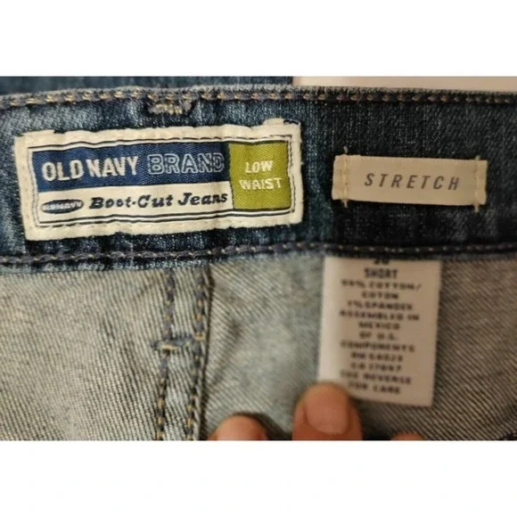 Old Navy low waist boot jeans 20 short - Picture 4 of 4